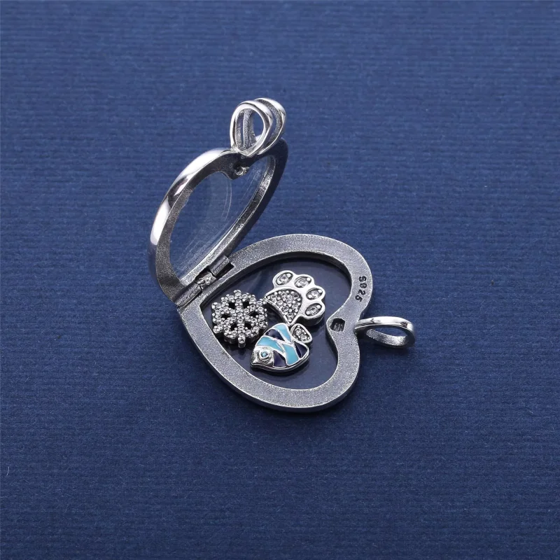(kuva) PANDORA Floating Locket - Kelluva sydänlukko PJ00262-1 - Näytä 3