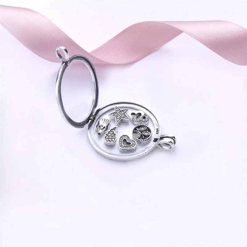 (kuva) PANDORA Floating Locket - Suuri kuohuviini - Näytä 3