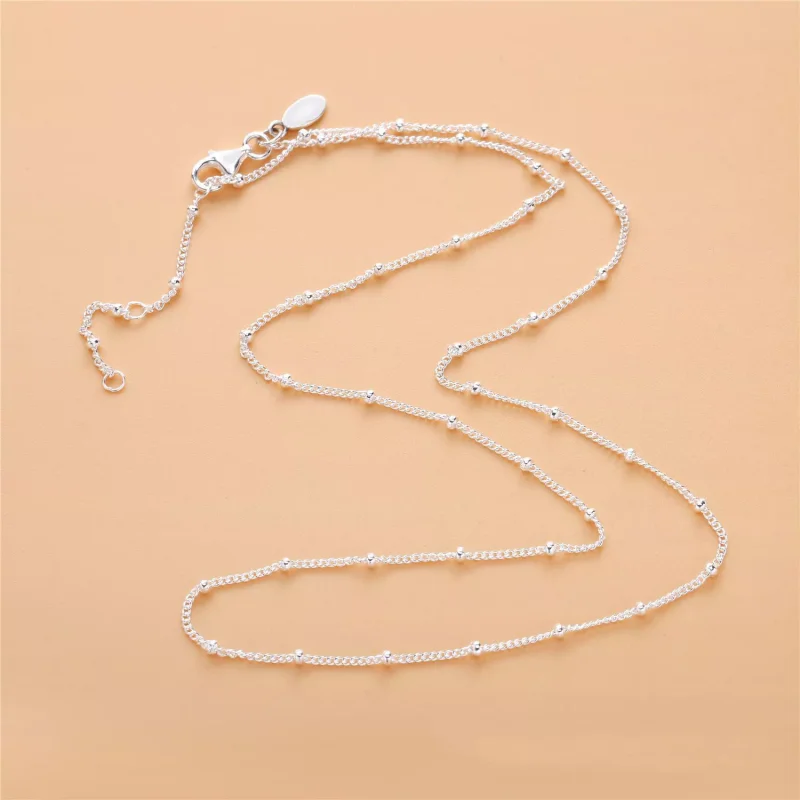 (kuva) Pandora kaulakoru 397210 Silver Beaded - Näytä 2