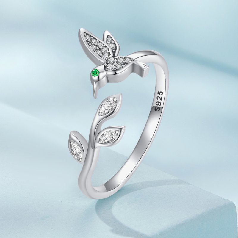 (kuva) Pandora-tyylinen Kolibri Avonainen Sormus - SCR871 - Näytä 2
