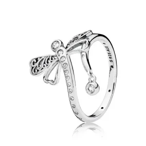 (kuva) Dreamy Dragonfly - 197093CZ - Sormukset | PANDORA