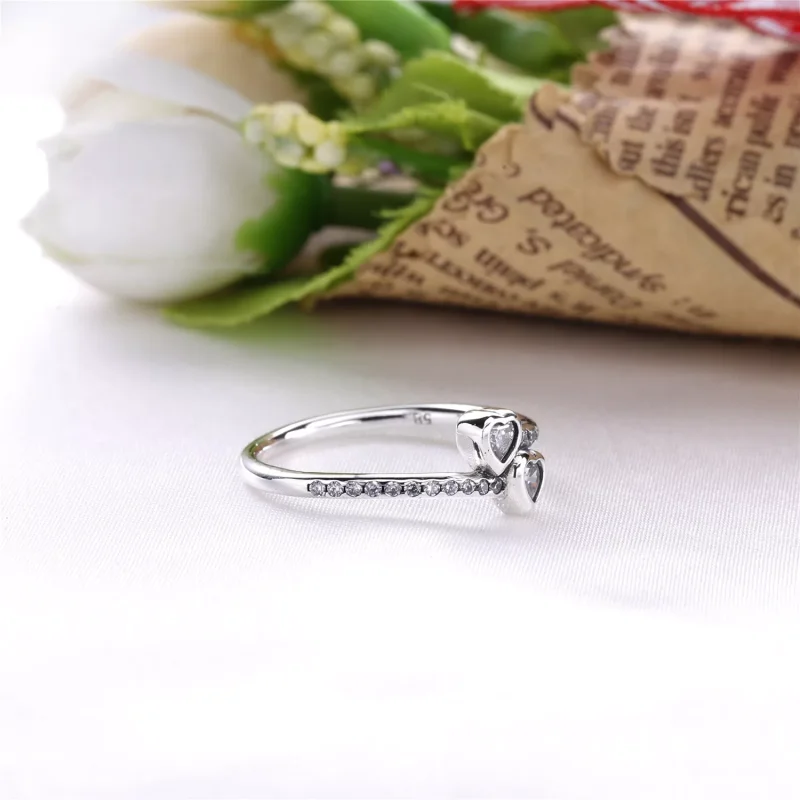(kuva) Forever Hearts Ring - 191023CZ - Sormukset | PANDORA - Näytä 4