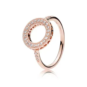(kuva) Hearts of PANDORA Halo Ring - 181039CZ - Sormukset | PANDORA