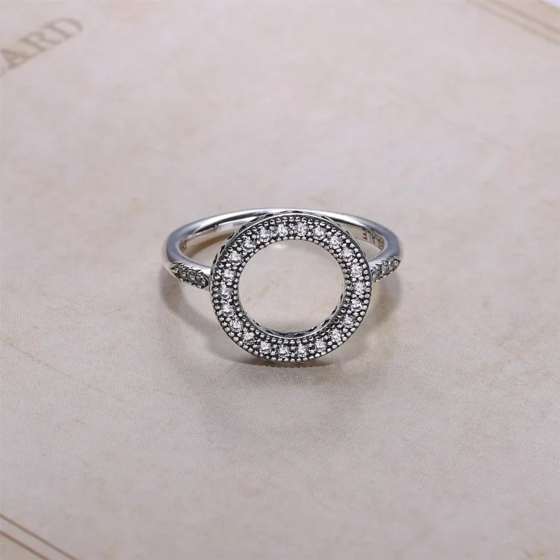 (kuva) Hearts of PANDORA Halo Ring - 191039CZ - Sormukset | PANDORA - Näytä 2