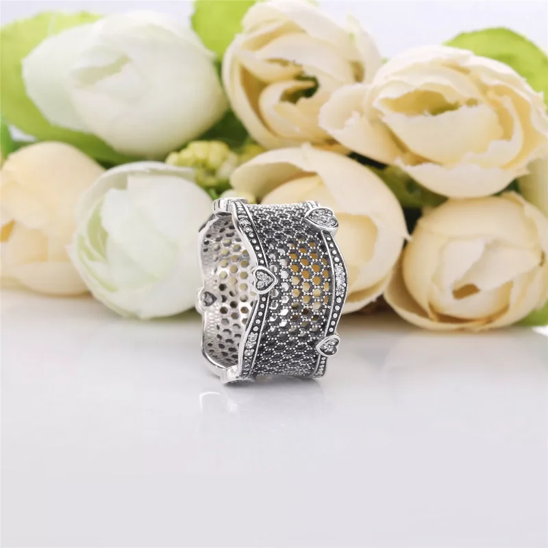 (kuva) Lace of Love Ring - 197706CZ - Sormukset | PANDORA - Näytä 2