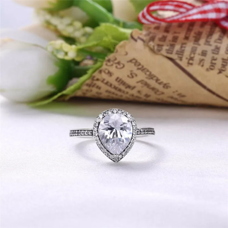 (kuva) Radiant Teardrop Ring - 196251CZ - Sormukset | PANDORA - Näytä 3