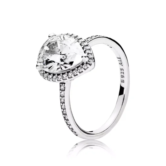 (kuva) Radiant Teardrop Ring - 196251CZ - Sormukset | PANDORA