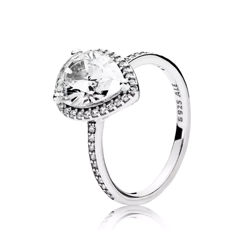 (kuva) Radiant Teardrop Ring - 196251CZ - Sormukset | PANDORA