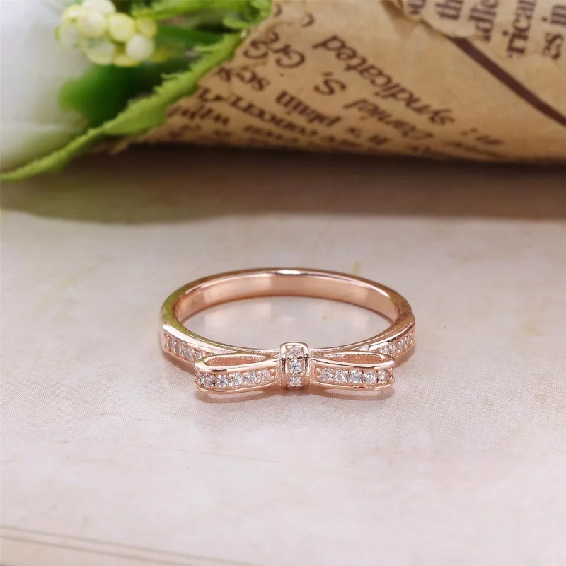 (kuva) Sparkling Bow - 180906CZ - Sormukset | PANDORA - Näytä 2