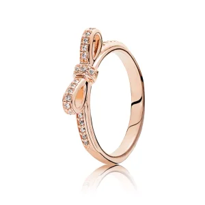 (kuva) Sparkling Bow - 180906CZ - Sormukset | PANDORA