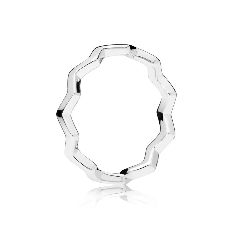 (kuva) Timeless Zig Zag Ring - 197752 - Sormukset | PANDORA