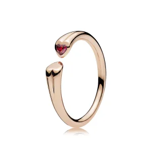 (kuva) Two Hearts - 186570CZR - Sormukset | PANDORA