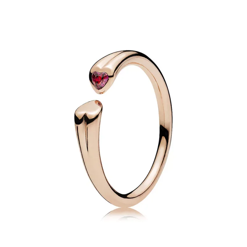 (kuva) Two Hearts - 186570CZR - Sormukset | PANDORA