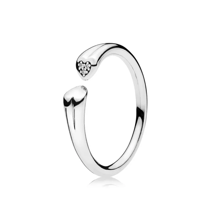 (kuva) Two Hearts - 196572CZ - Sormukset | PANDORA