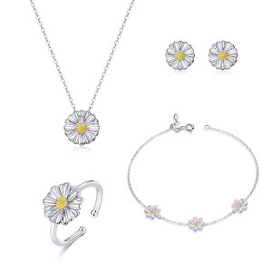 Pandora-tyylinen Daisy-korusesetti - SET001 (kuva) Pandora-tyylinen Daisy-korusesetti - SET001