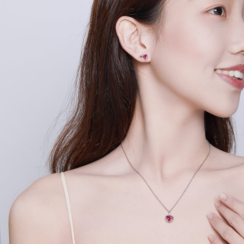 (kuva) Pandora-tyylinen Guardian Hearts -korusarja - SET008 - Näytä 2
