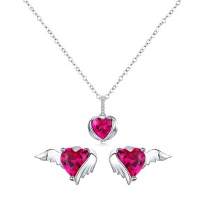 Pandora-tyylinen Guardian Hearts -korusarja - SET008 (kuva) Pandora-tyylinen Guardian Hearts -korusarja - SET008
