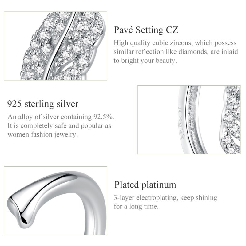 (kuva) Pandora-tyylinen sulkakorusesarja - SET012 - Näytä 3
