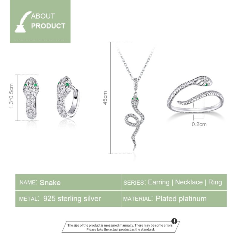(kuva) Pandora-tyylinen Käärme Korut - SET020 - Näytä 5