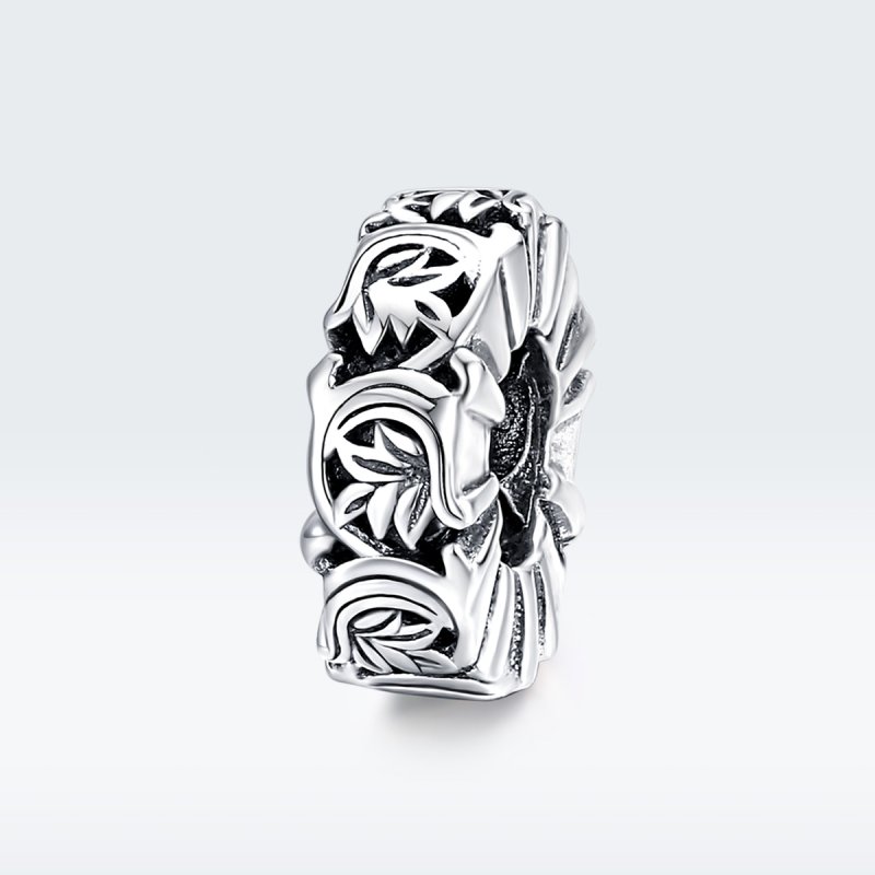 (kuva) Pandora-tyylinen hopeinen vintage-viuhkavälilevy - SCC1601 - Näytä 5