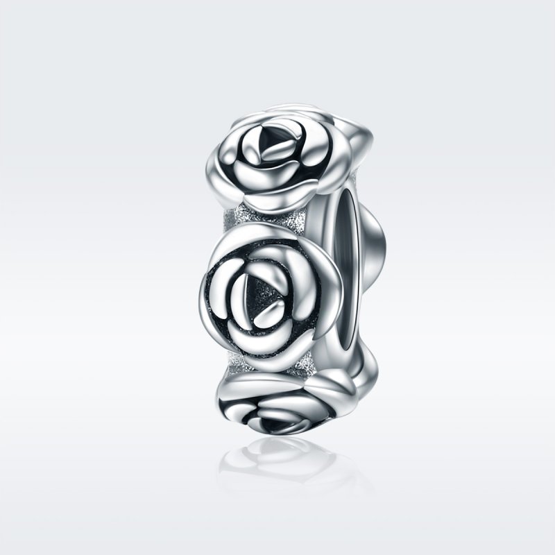 (kuva) Pandora-tyylinen Hopea Ruususeppele Välilevy Charm - SCC596 - Näytä 2