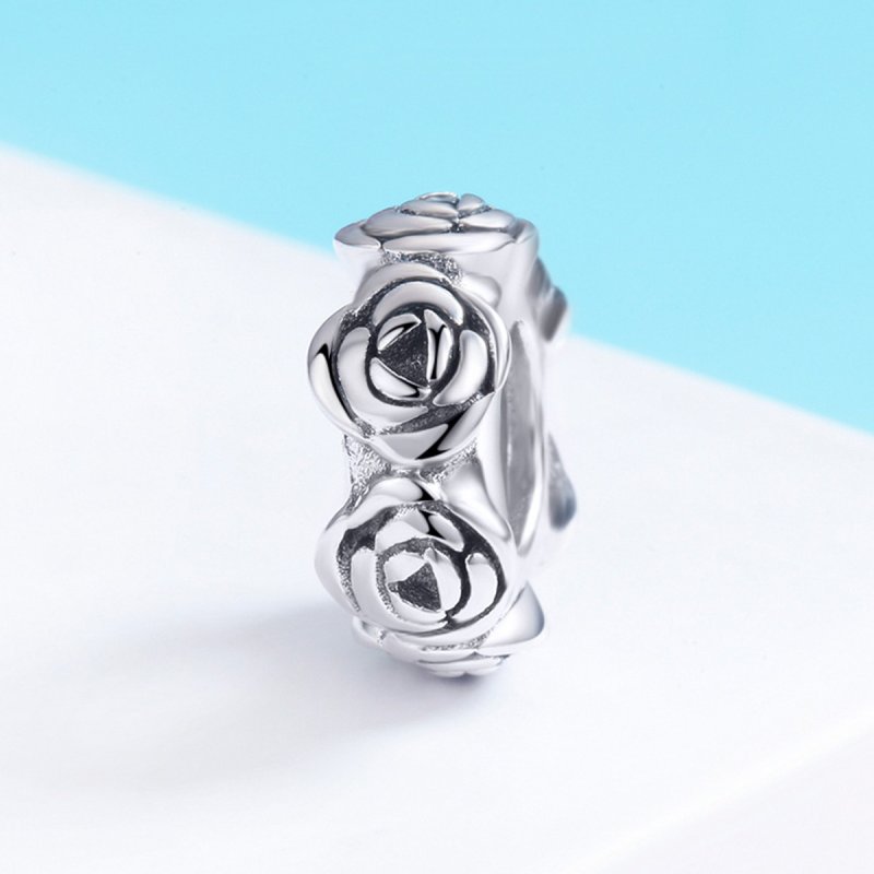 (kuva) Pandora-tyylinen Hopea Ruususeppele Välilevy Charm - SCC596 - Näytä 3