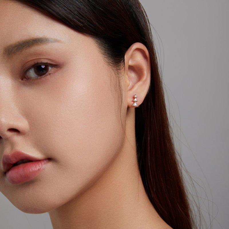 (kuva) Pandora-tyyliset Hienostunut Joulukuu Korvakorut - SCE1268-B - Näytä 4
