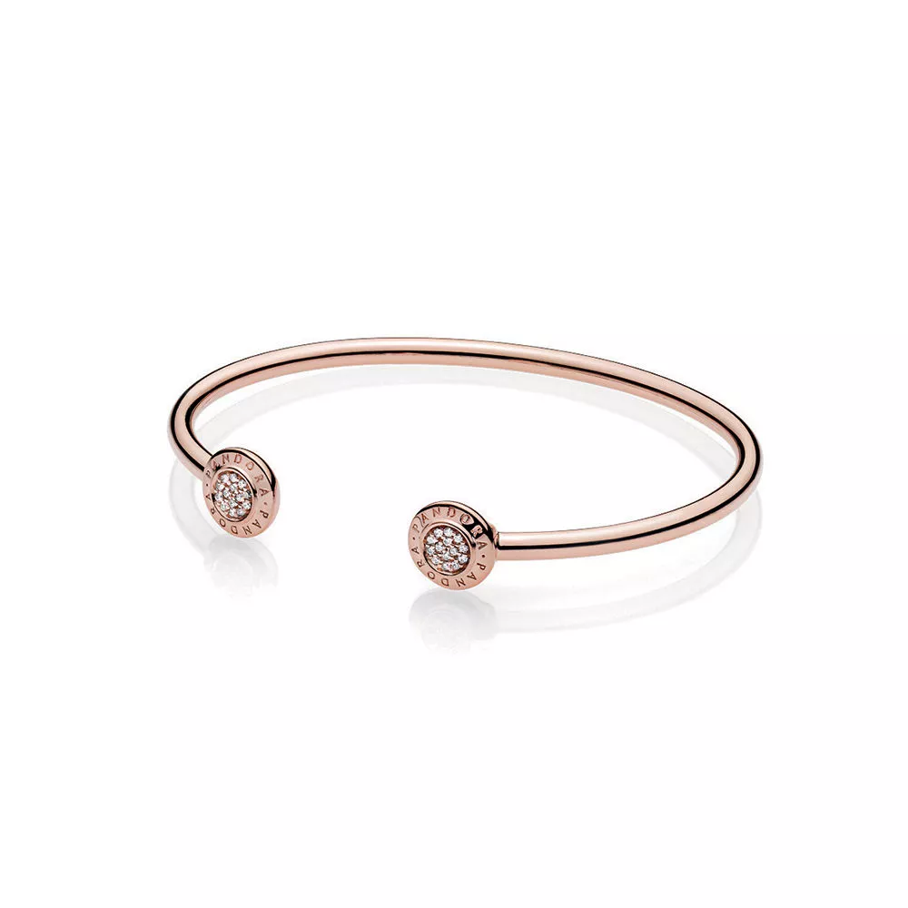 pandora signature open bangle 580528cz rannekorut pandora