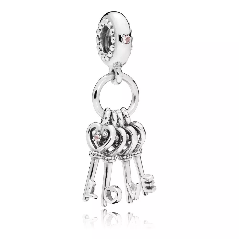 keys of love pendant charm 797654npmmx helat pandora