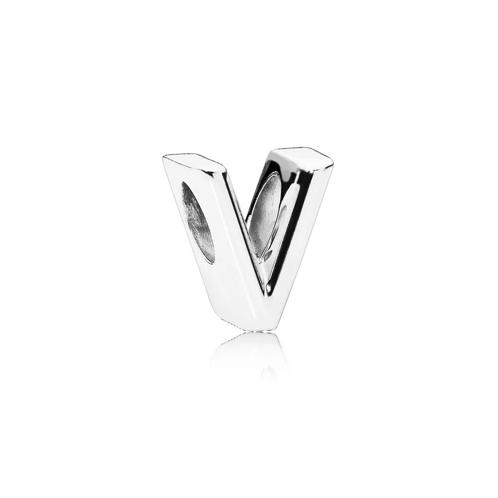 letter v charm 797476 helat pandora