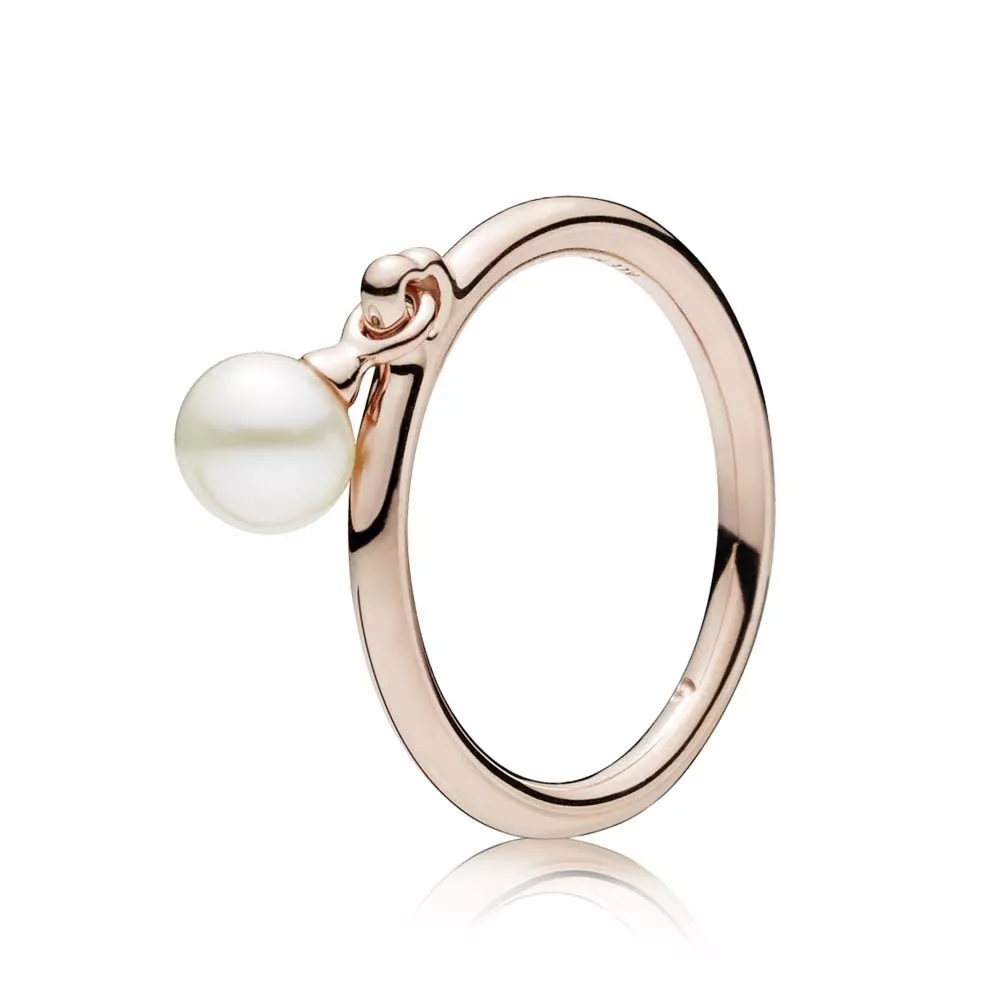 contemporary pearl ring 187525p sormukset pandora