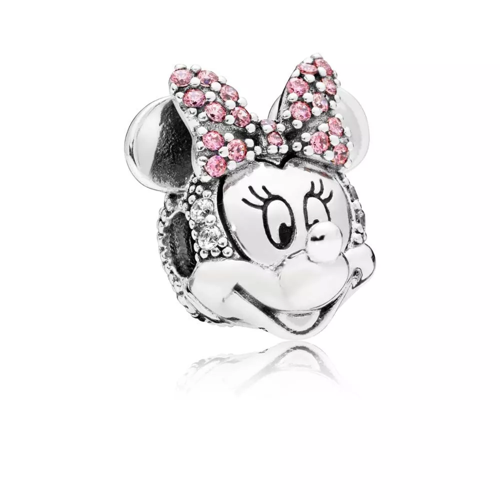 disney shimmering minnie portrait clip 797496czs helat pandora