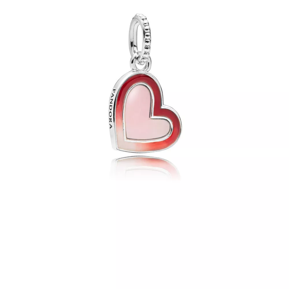 asymmetric heart of love pendant charm 797820enmx helat pandora