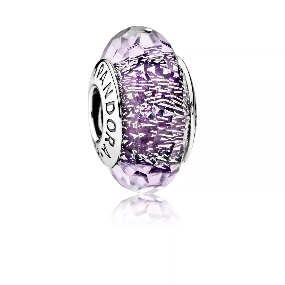 dark purple shimmer glass 791663 helat pandora
