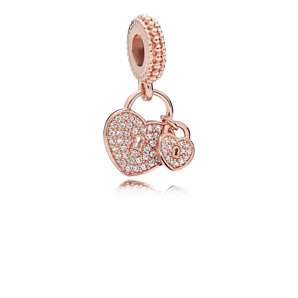 love locks pendant charm 781807cz helat pandora