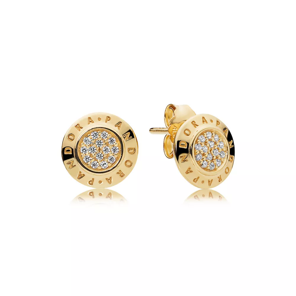 pandora shine logo nappikorvakorut 260559cz korvakorut pandora