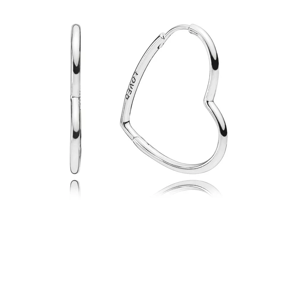 asymmetric hearts of love korvarenkaat 297822 korvakorut pandora