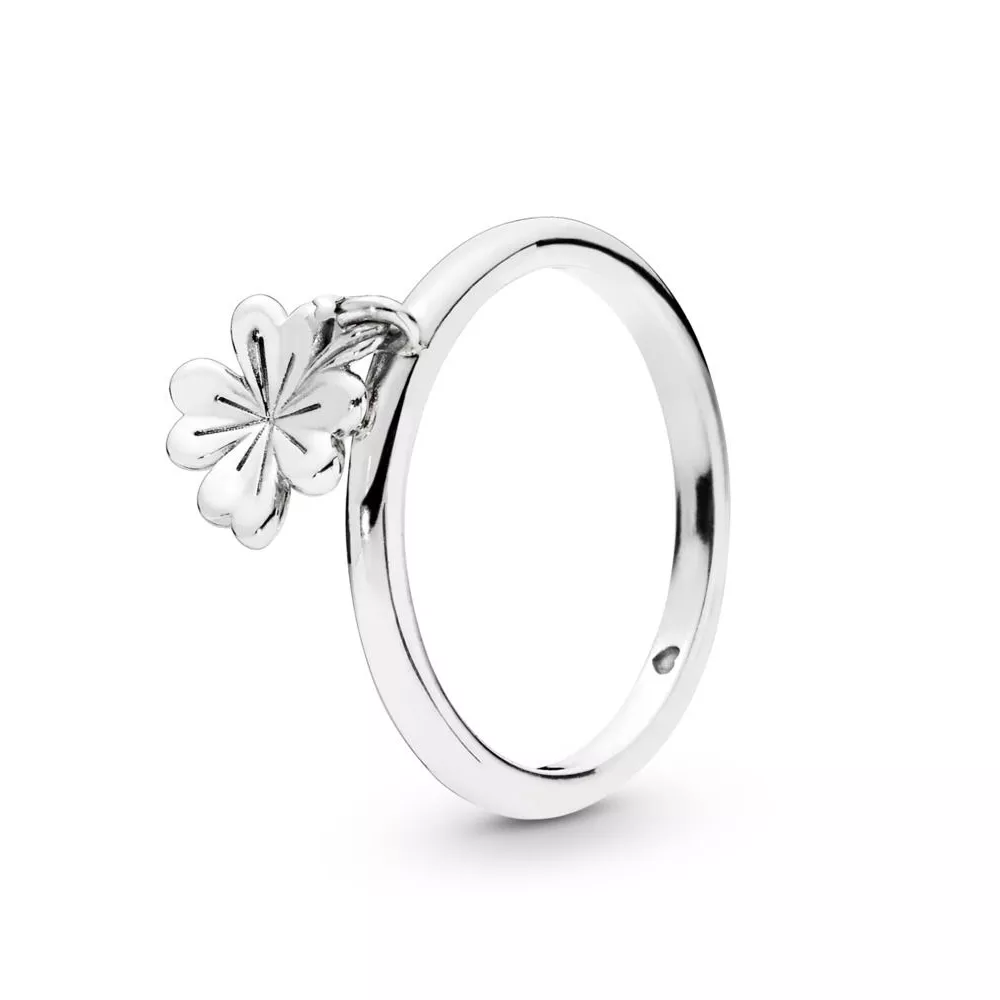 dangling clover ring 197938 sormukset pandora