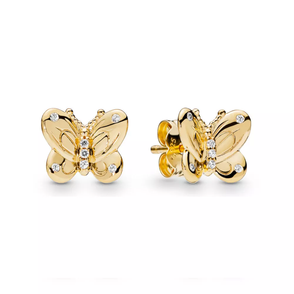 decorative butterflies nappikorvakorut 267921cz korvakorut pandora