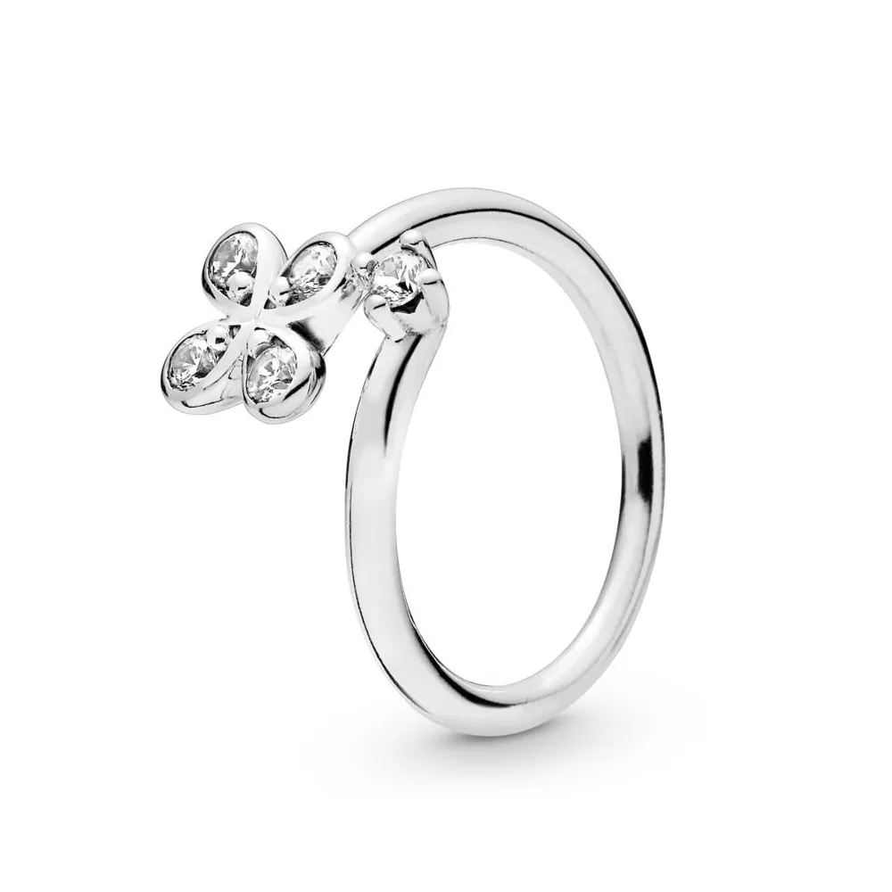 four petal flower ring 197988cz sormukset pandora