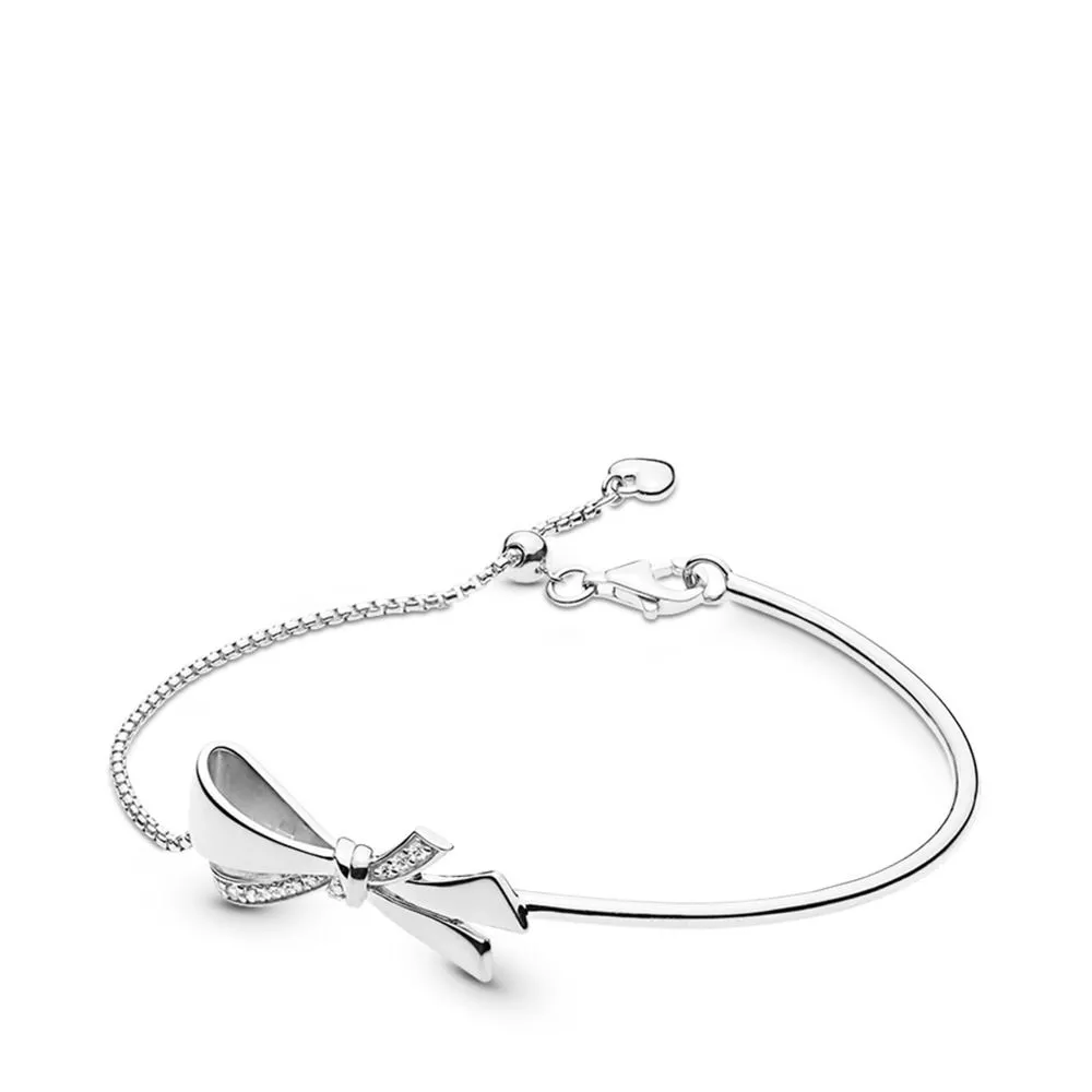 brilliant bow bracelet 597242cz rannekorut pandora