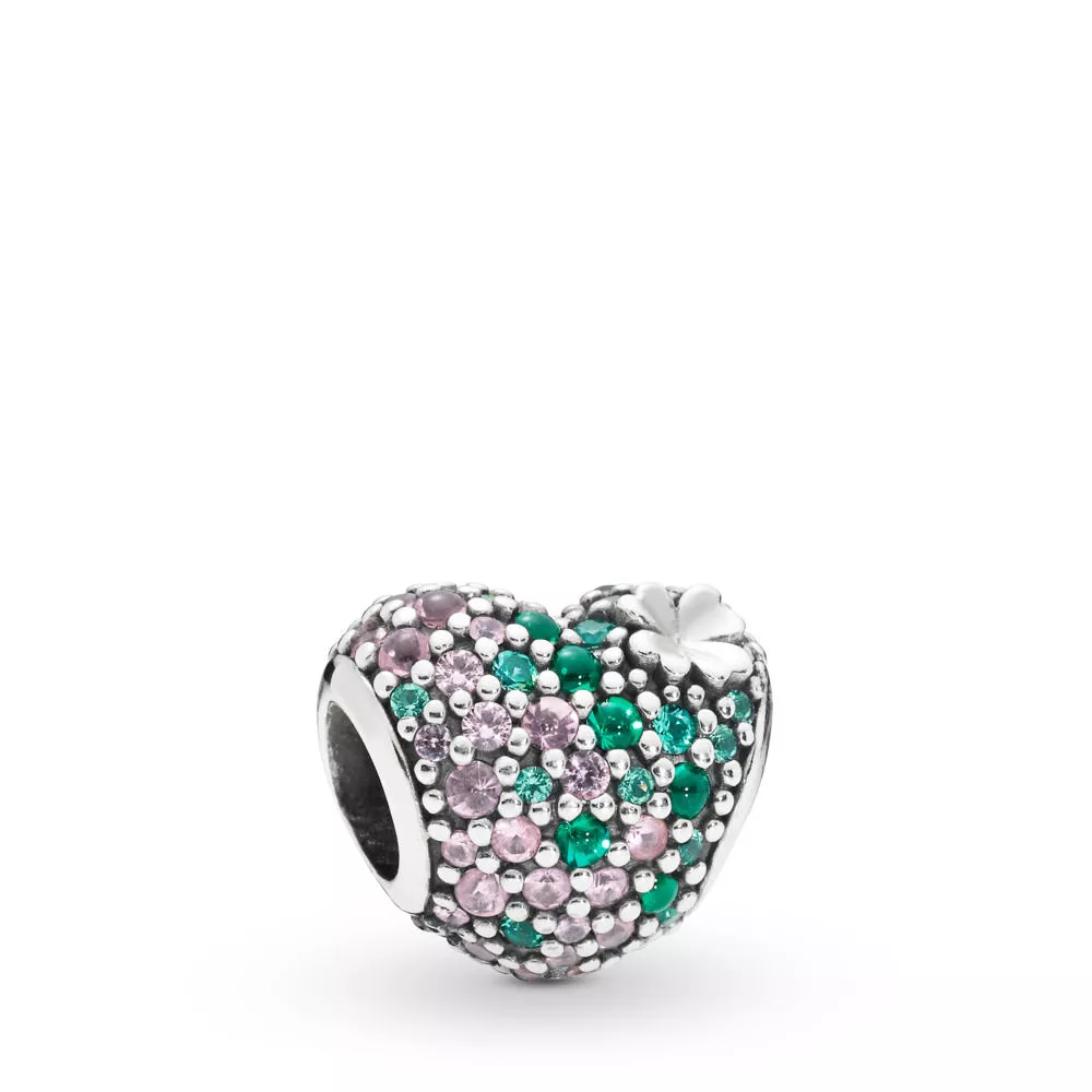 pandora gleaming clover heart hela 797869nrgmx