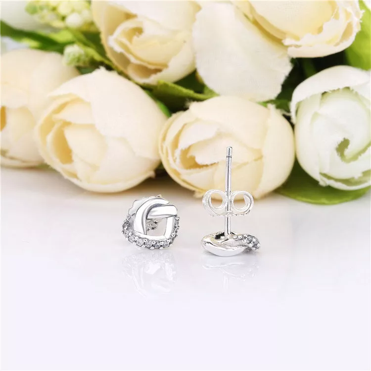 (kuva) Pandora Knotted Hearts korvakorut 298019CZ - Näytä 3