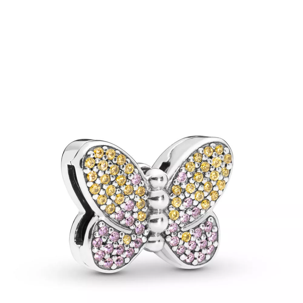 pandora reflexions™ hela bedazzling perhonen