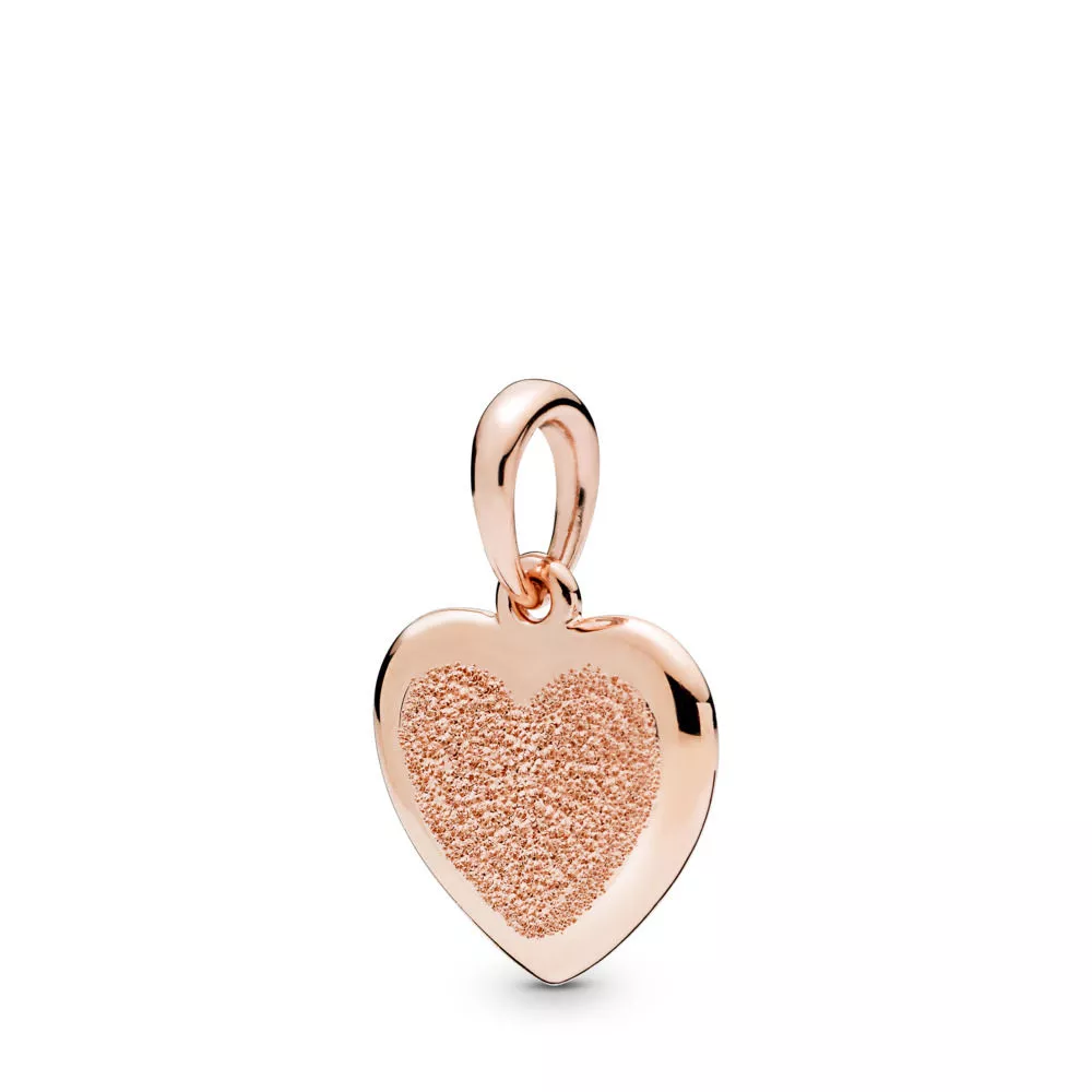 pandora rose riipus matte brilliance heart