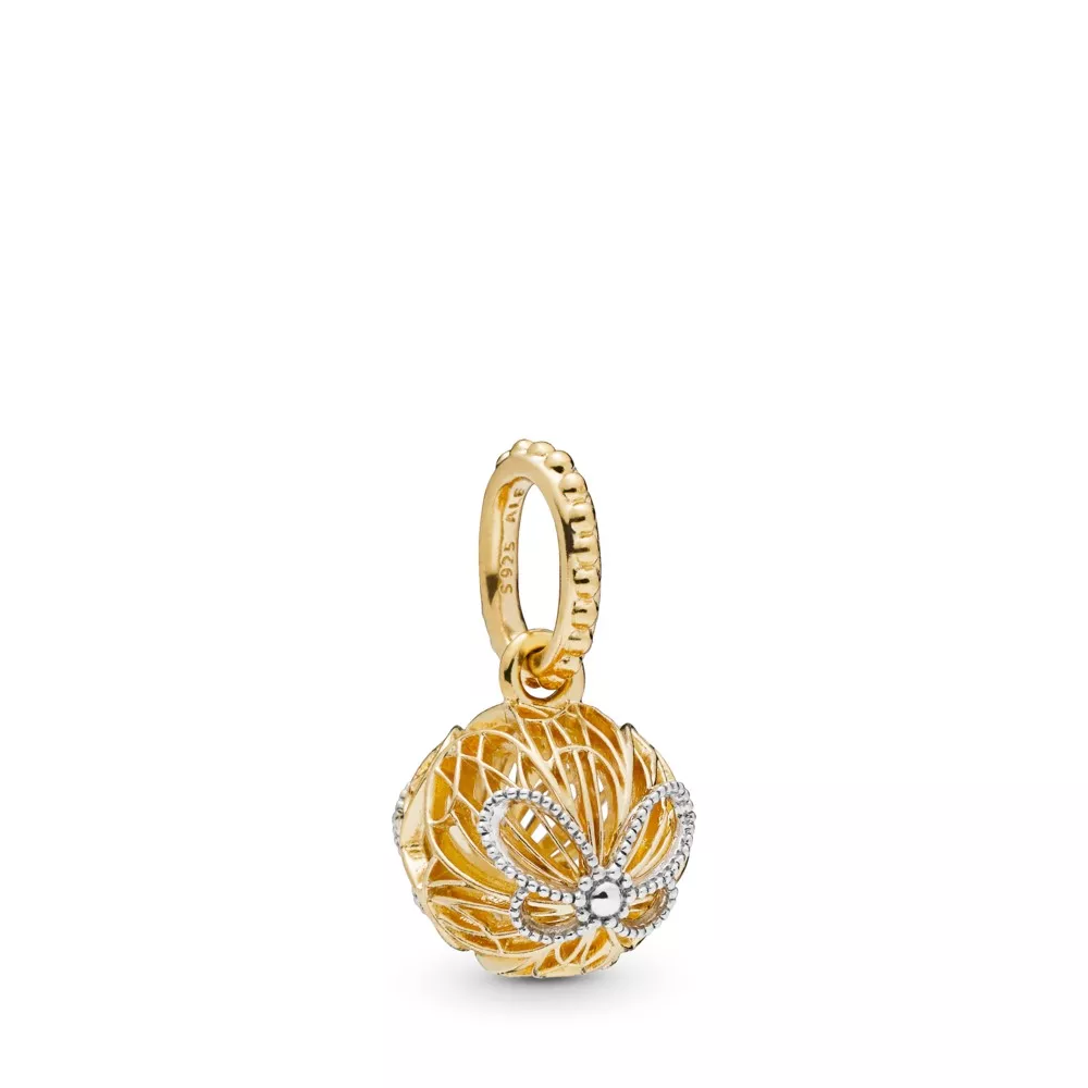 pandora shine riipus openwork perhoset