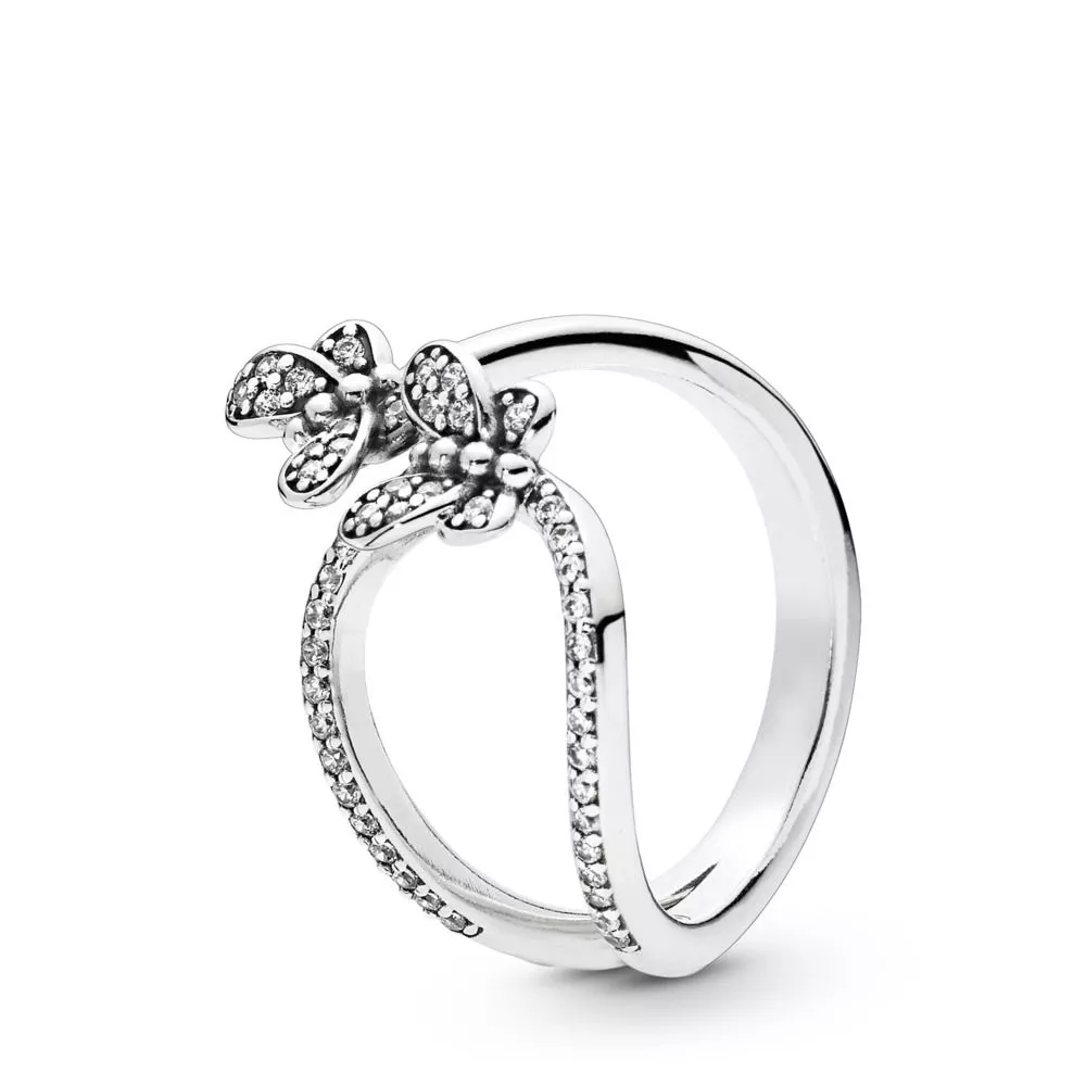 pandora sormus bedazzling perhosia