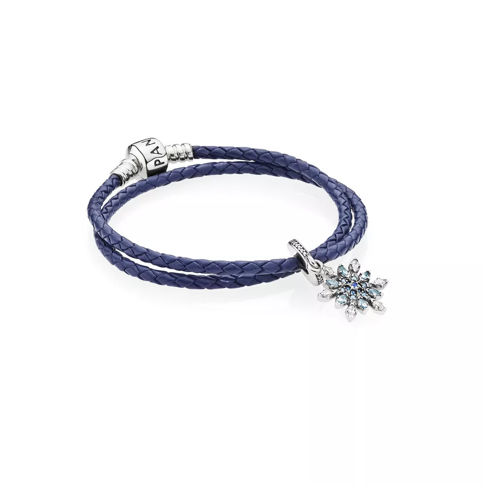 pandora lumihiutale nahkarannekkeet r900168