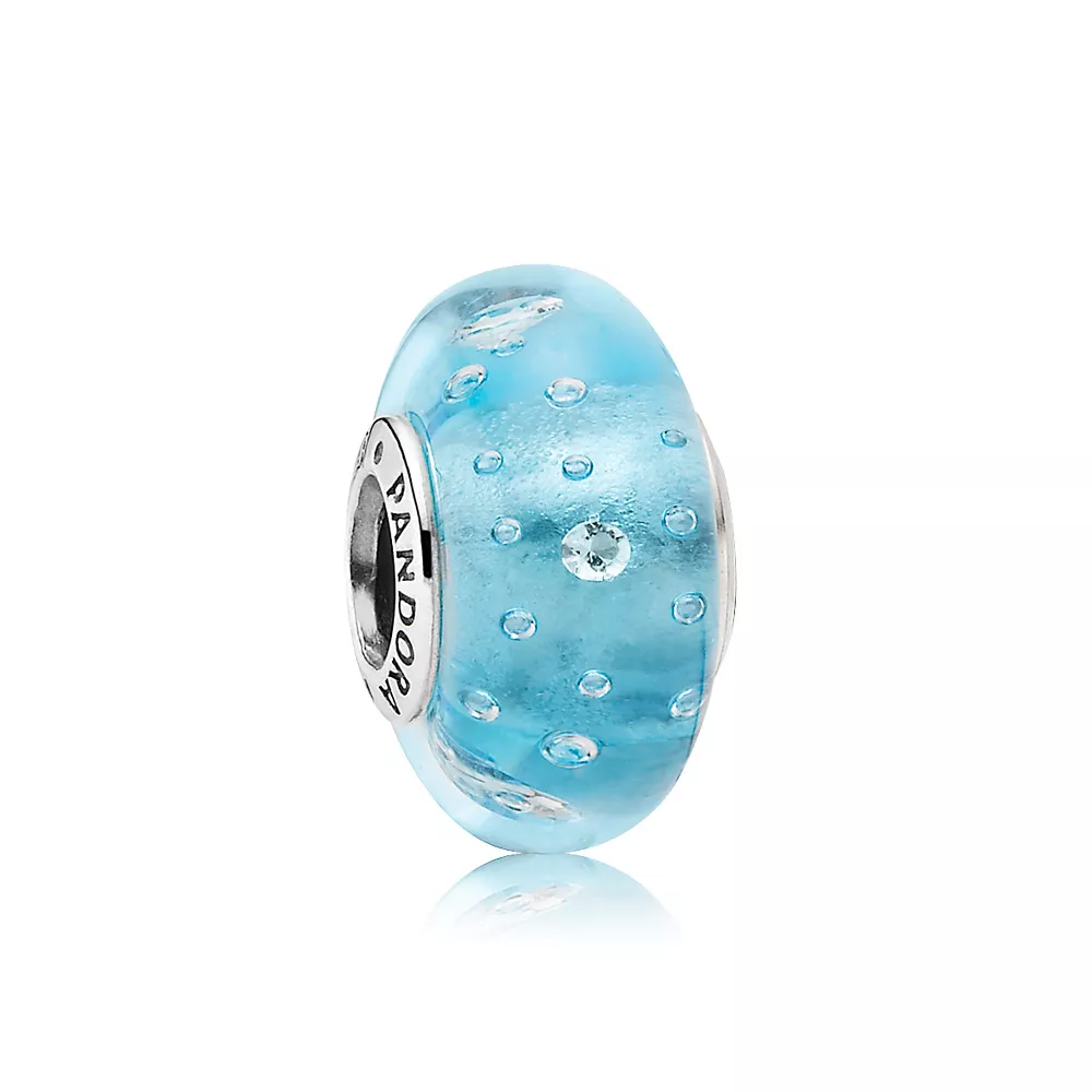 blue fizzle glass 791618cz helat pandora