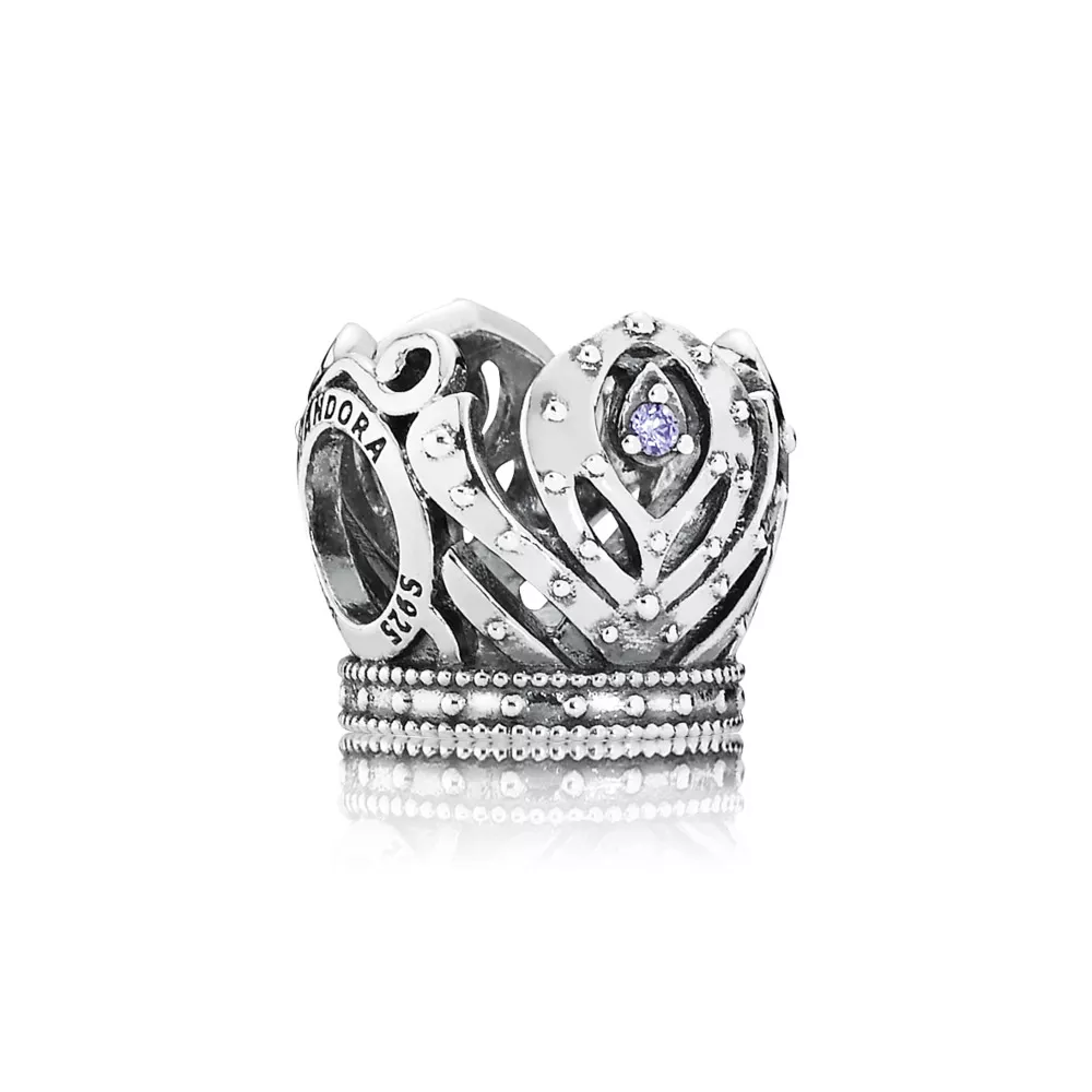 disney anna crown openwork silver charm 791589acz helat pandora
